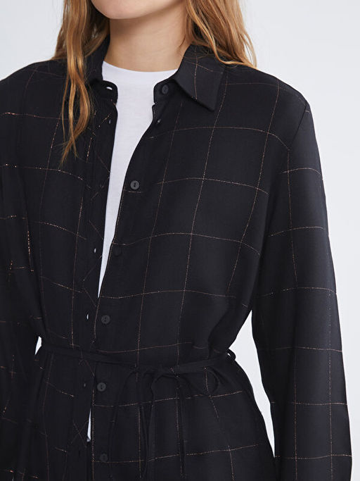 Ekose Kad?n G?mlek Tunik