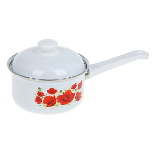 ЭМ_Кастрюля 1,0 л ДЕКОР цил высокая с ОБОД арт 1607АП/4 Лысьва