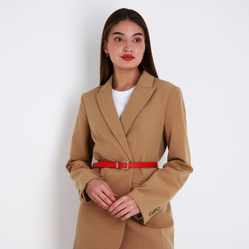 Ремень женский, ширина 2,2 см, пряжка металл, цвет красный - Simaland фото 3