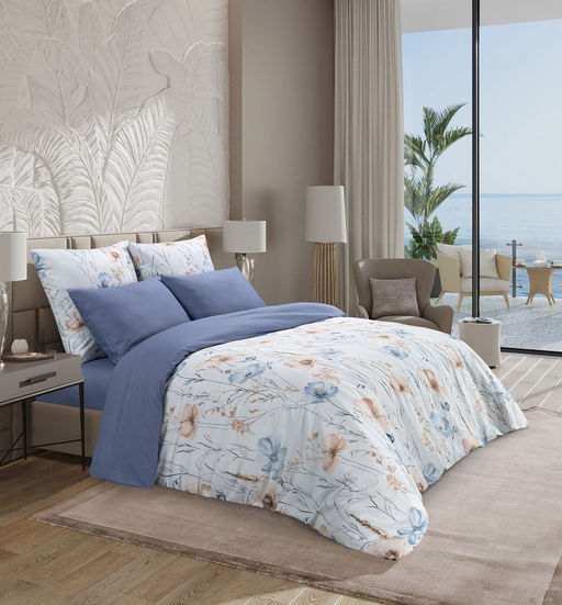 Постельное белье Вилора Евро (простыня на резинке 180*200 см) + 4 наволочки - Ecotex фото 5