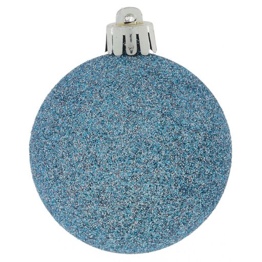 Набор из 6шт Украшение новогоднее "Шар", D 6 см, L11,5 W6 H17 см