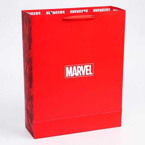 Пакет ламинат вертикальный MARVEL, Мстители, 31х40х11 см  фото 2