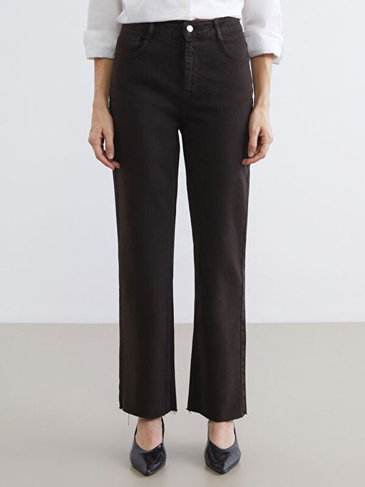 Straight Fit Kad?n Jean Pantolon