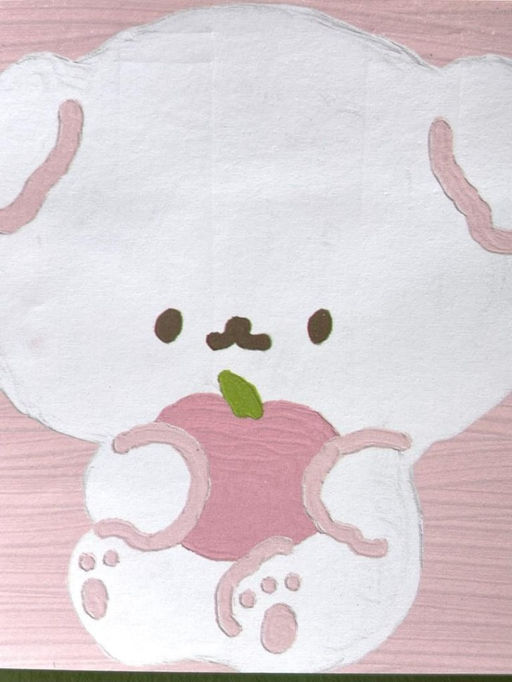 Блок стикер для записей "Cute friends", pink