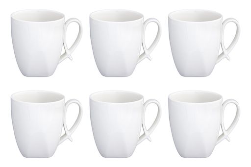 Набор 6 кружек 300 мл 16*18*38 см Айсберг на дерев. подставке с ручкой - Elan gallery фото 3