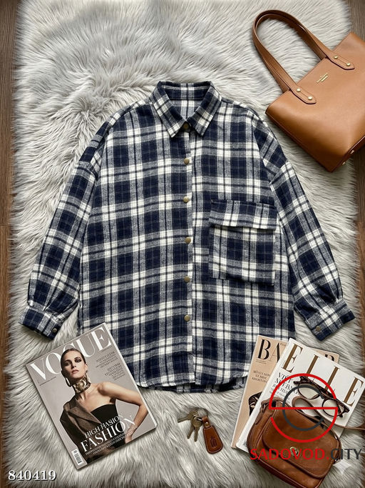 Рубашка женская в клетку - Bruno фото 4