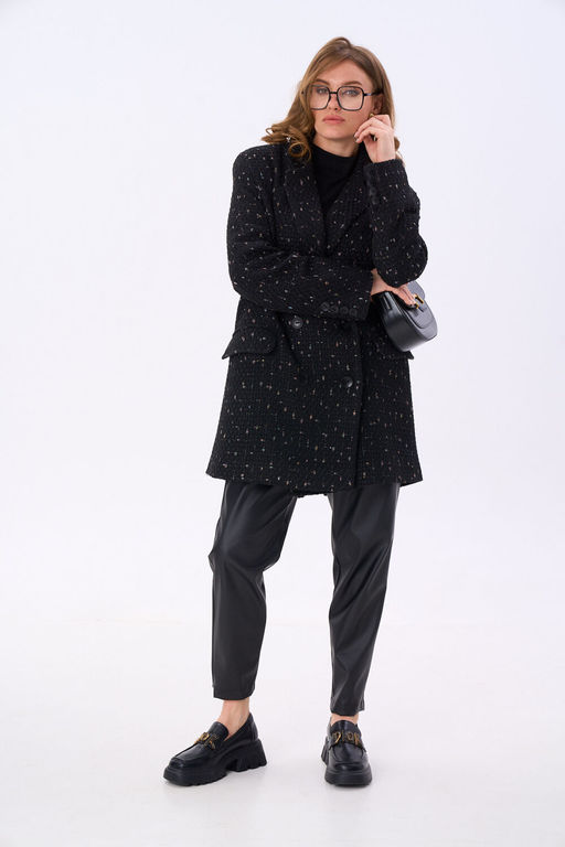 Жакет NIKVA н946-4-Р черный  фото 5