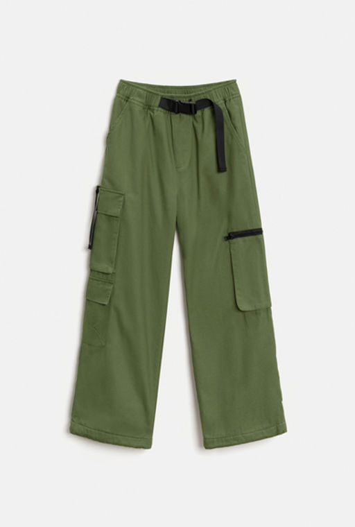 ACOOLA / Брюки (утепленные) детские для мальчиков Crack хаки  фото 3