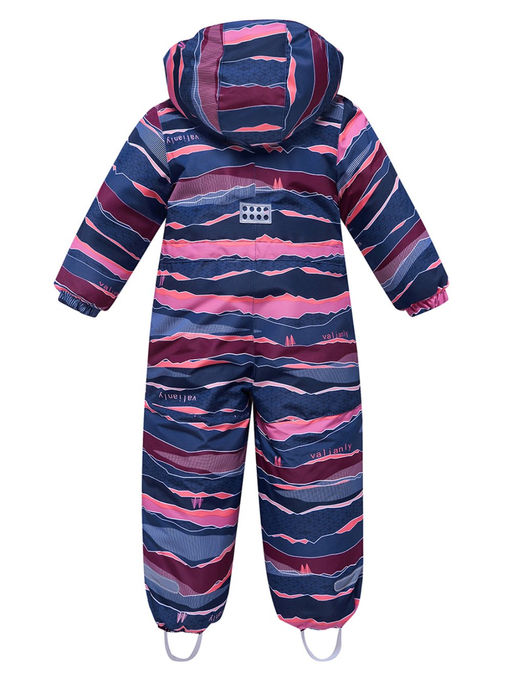 Комбинезон Valianly детский для девочки оранжевого цвета 9216O  фото 2