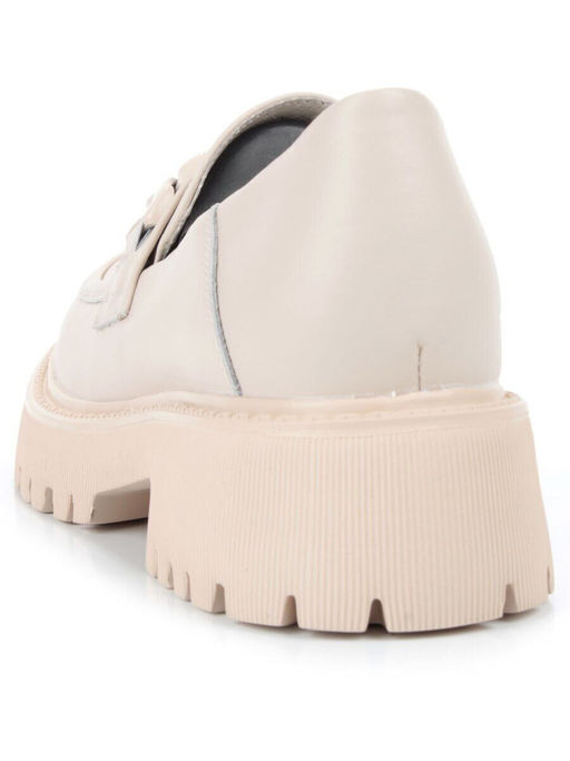 03-5926-2 BEIGE Лоферы женские (натуральная кожа)