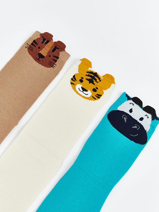 Desenli Erkek ?ocuk Soket ?orap 5li