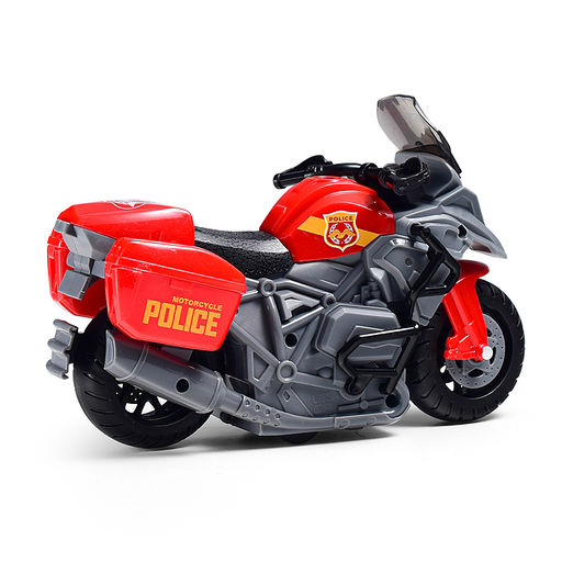 Мотоцикл "Полицейский байк" 1:20 (свет, звук) в коробке (цвет красный)