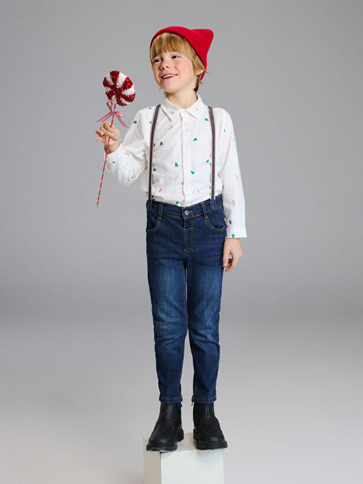 Regular Fit Erkek ?ocuk Jean Pantolon