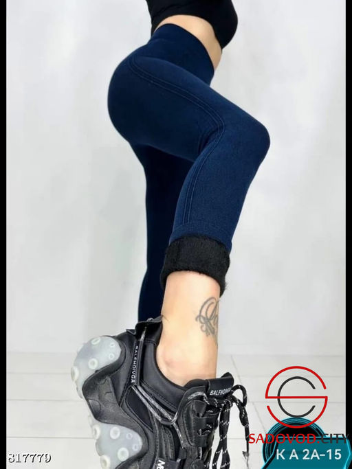 Бесшовные леггинсы под джинсы с мехом - Bruno фото 2