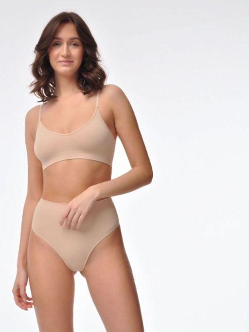 Топ на тонких бретелях в рубчик - My фото 67