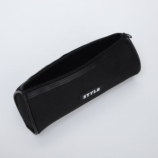 Косметичка-пенал на молнии школьная, чёрная - Simaland фото 3