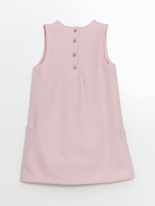 V Yaka Basic K?z ?ocuk Elbise