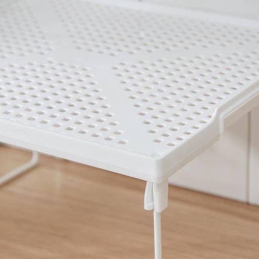 Подставка на металлических ножках «Лофт» белая