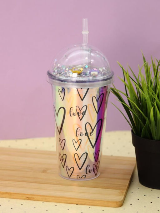 Тамблер "Love heart", blue (450 ml)