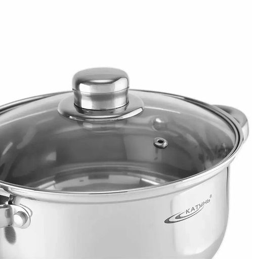 Набор кастрюль 4 пр. (2.2 л+4.2 л) (ГРЕТТА) в под/уп ( КТ04-F) Катунь