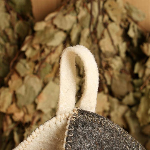 Шапка для бани Классическая комбинированная, МИКС - Добропаровъ фото 3