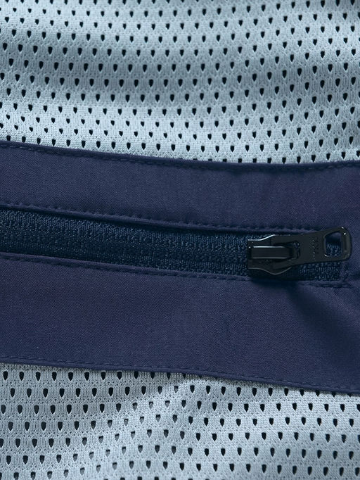 Ветровка женская софтшелл виндстоппер с капюшоном спортивная темно-синего цвета 9616_1TS