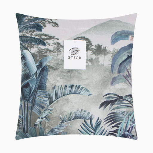 Наволочка декоративная Этель Вечерний сад 45х45см, полиэстер, велюр  фото 5