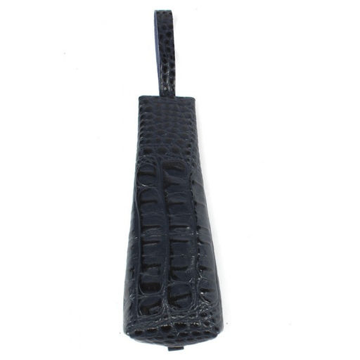 Футляр для ключей Croco-кл-505 (на молнии) натуральная кожа синий кайман (88) 265323  фото 2