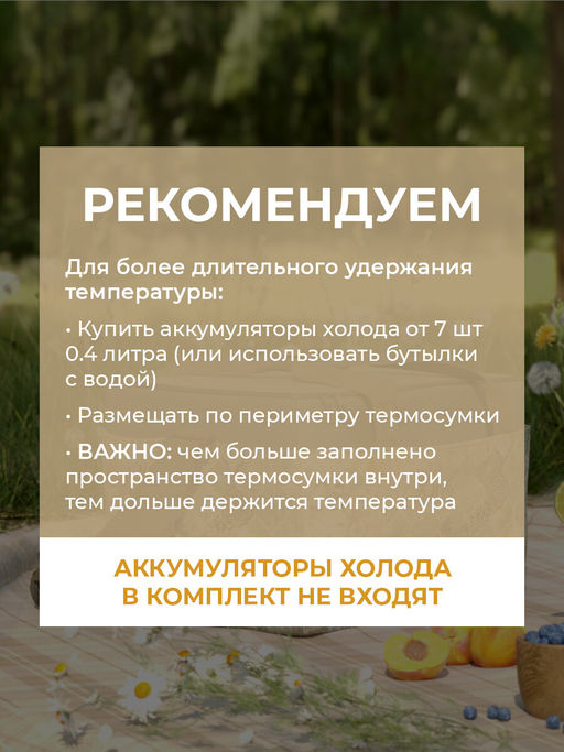 VAL BT-TB18 Термосумка 18 л, BOTANIC, шт - Valiant фото 16