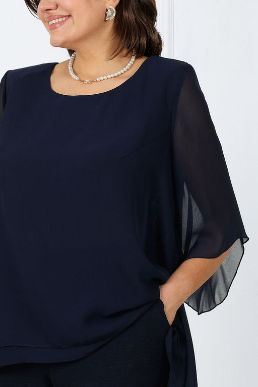 Платье Ninele 7431-Р темно-синий - Mira fashion фото 1609