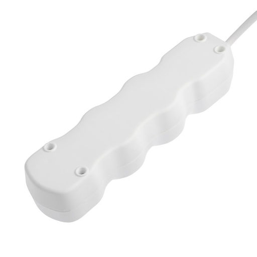 Цена за 5 шт. Удлинитель Luazon Lighting ECO, 3 розетки, 2,7 м, 16 А, 3500 Вт, ПВС 3х1 мм2, с з/к