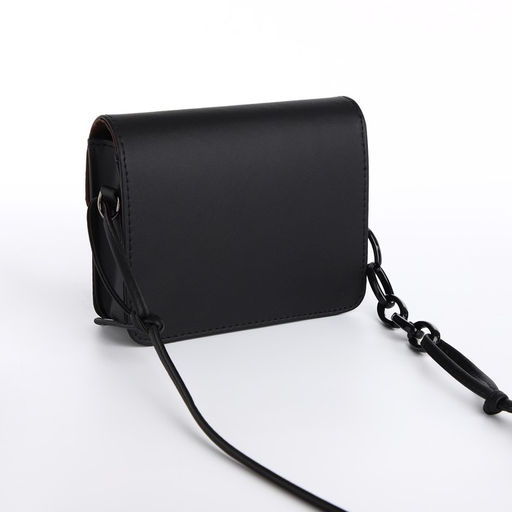 Сумка женская-мессенджер, цвет черный 17*14*6 см - Nazamok фото 5