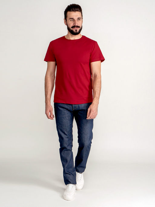 Футболка мужская короткий рукав GREG G145-RD-1056_R (красный)  фото 4