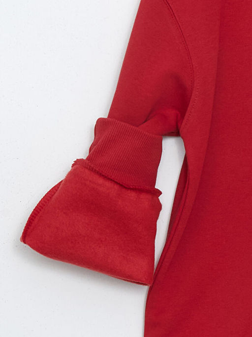 Bisiklet Yaka London Bask?l? K?z ?ocuk Sweatshirt