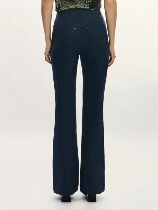 Брюки клеш с денимным эффектом / Zarina