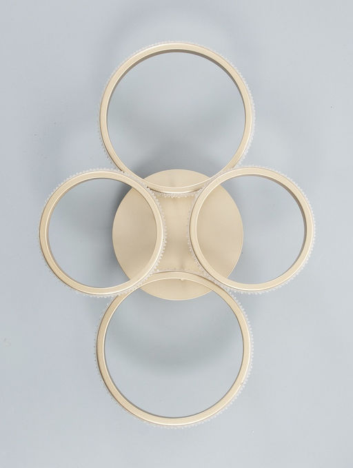 Люстра потолочная LED «Аурум», 48 Вт, 62×46×12.5 см, 3000-6500К