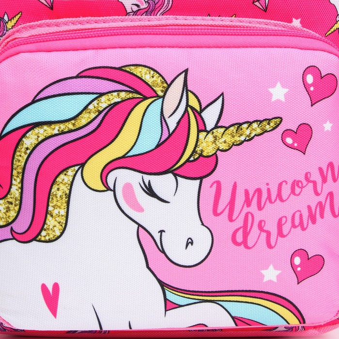 Рюкзак с карманом, 21 см х 10 см х 29 см Единорог, Минни и Единорог - Disney фото 4