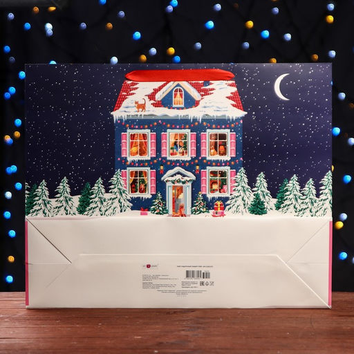 Пакет подарочный Сказочный замок, ХL 50 х 40 х 15 см - Simaland фото 2