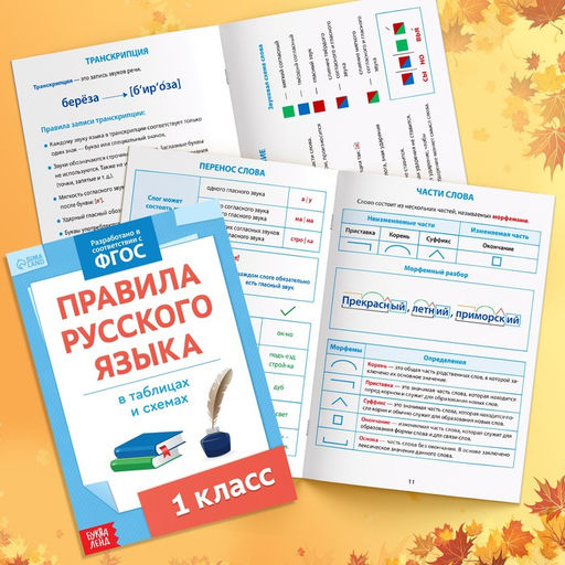 Набор первоклассника, 7 книг, канцелярские принадлежности