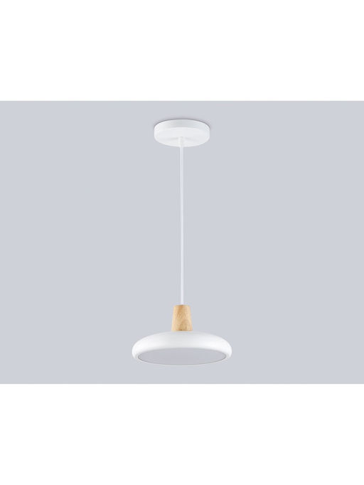 Светильник подвесной LED FL4838, 3000-6000К, 24Вт, d20 h80 см, без ПДУ, белый