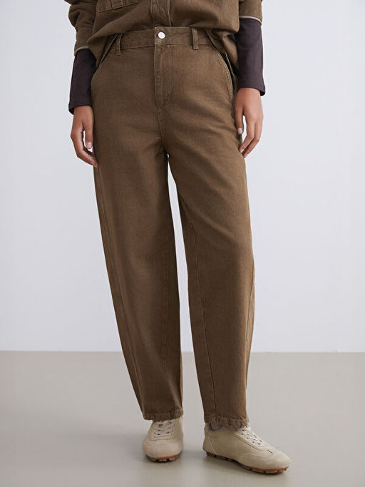 Mom Fit Kad?n Jean Pantolon