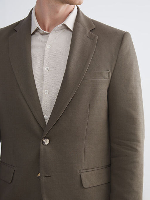 Dar Kal?p Erkek Blazer Ceket
