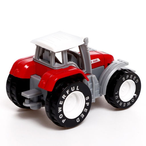 Трактор металлический Фермер, цвет красный - Автоград фото 3