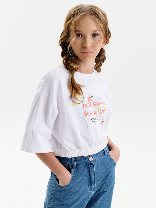 GFTY3390/1 Футболка-топ для девочек