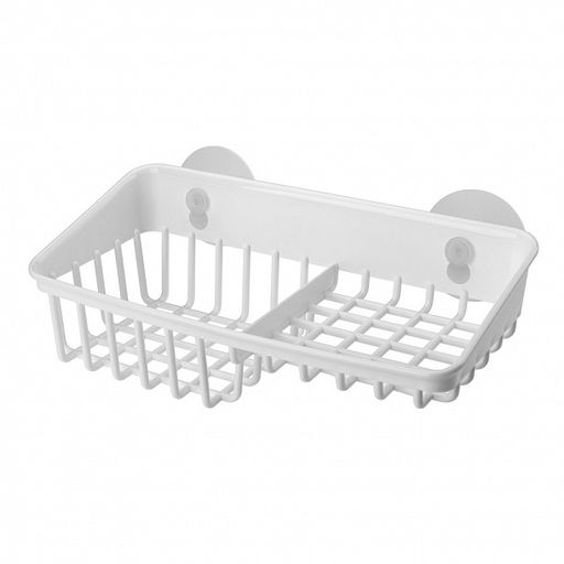 ДЕРЖАТЕЛЬ ПОДВЕСНОЙ НА ПРИСОСАХ HELPER, 236х125х79 ММ (Белый) - Econova фото 3