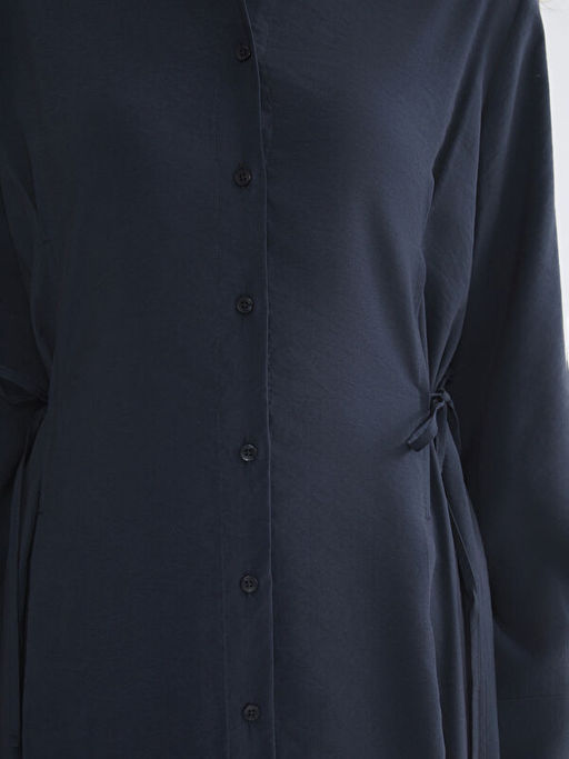 Modal Kar???ml? G?mlek Elbise