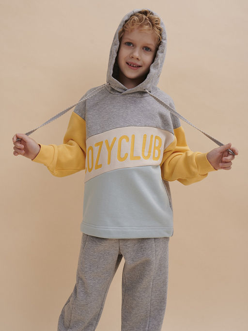 PELICAN, толстовка для мальчиков, Серый  фото 2