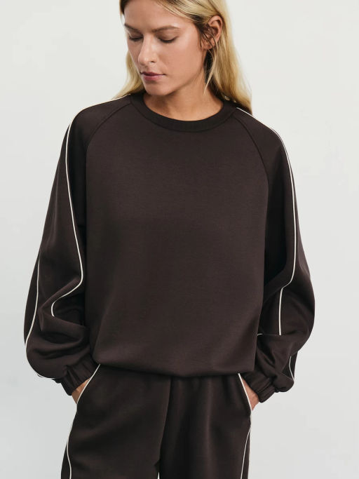 Свитшот с контрастным кантом / Zarina