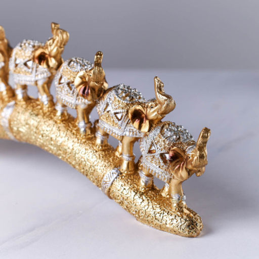 Статуэтка Слоны на бивне L-30 см / 7095-1 /уп 36/ - Галеонтрейд фото 4