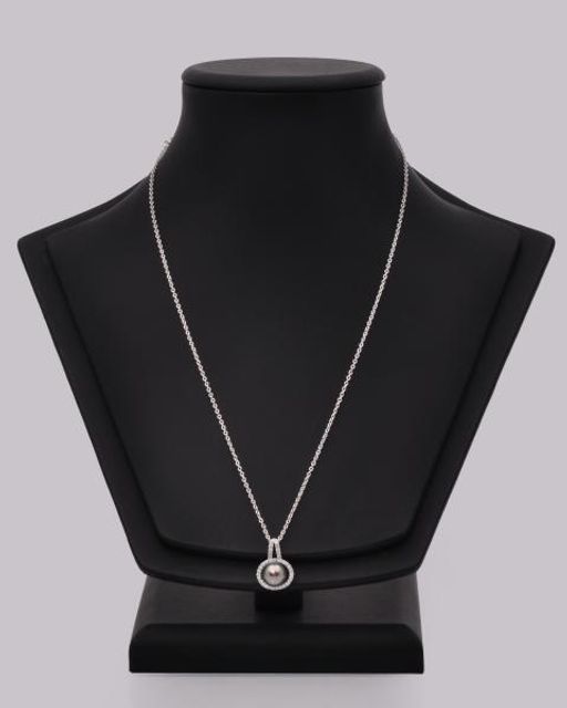 Pearls Melody Кулон с темным жемчугом круглой формы